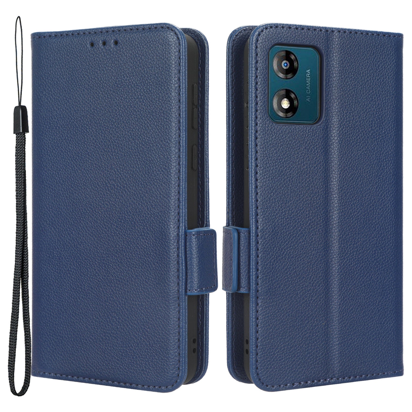 For Motorola Moto E13 4G Phone Case Wallet Stand Litchi Texture PU Leather Dual Magnetic Clasp Phone Cover For Motorola Moto E13 4G Phone Case Wallet Stand Litchi Texture PU Leather Dual Magnetic Clasp Phone Cover